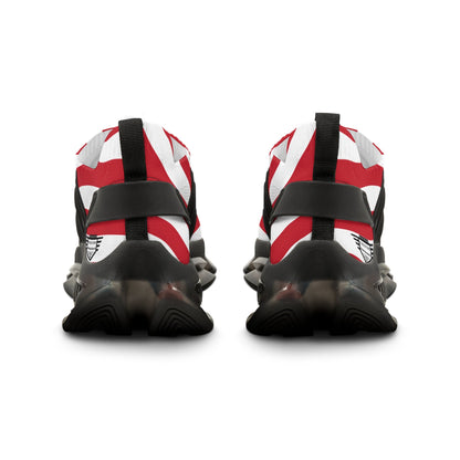Flag Shoes Men's Mesh Sneakers - USA Flag Running Shoes, Sporty Footwear, Casual Sneakers, Independence Day Gift, Active Lifestyle